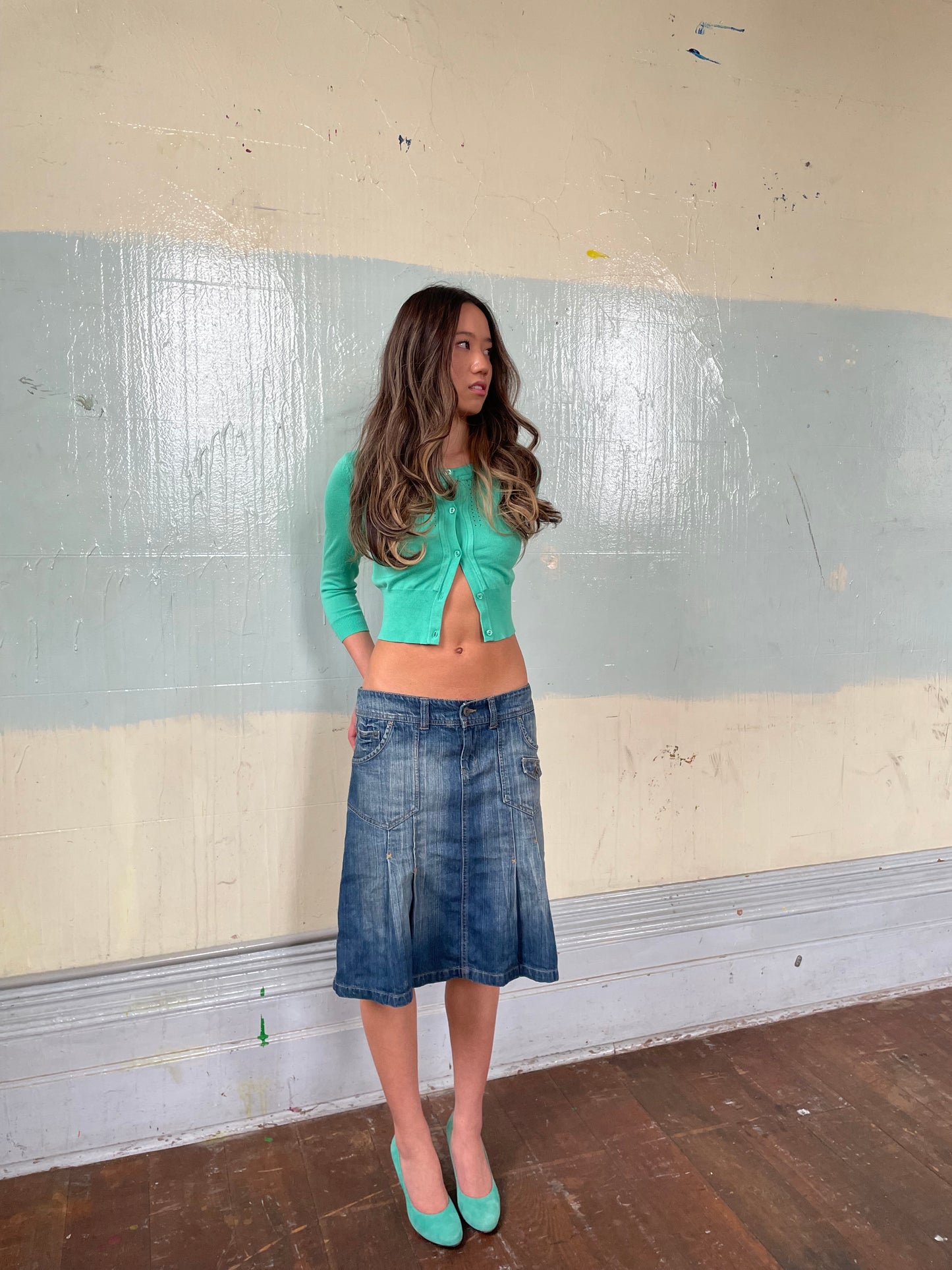 Vero Moda Denim Midi