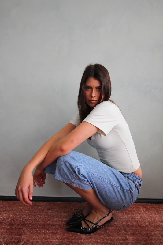 Denim Capri // Light Wash