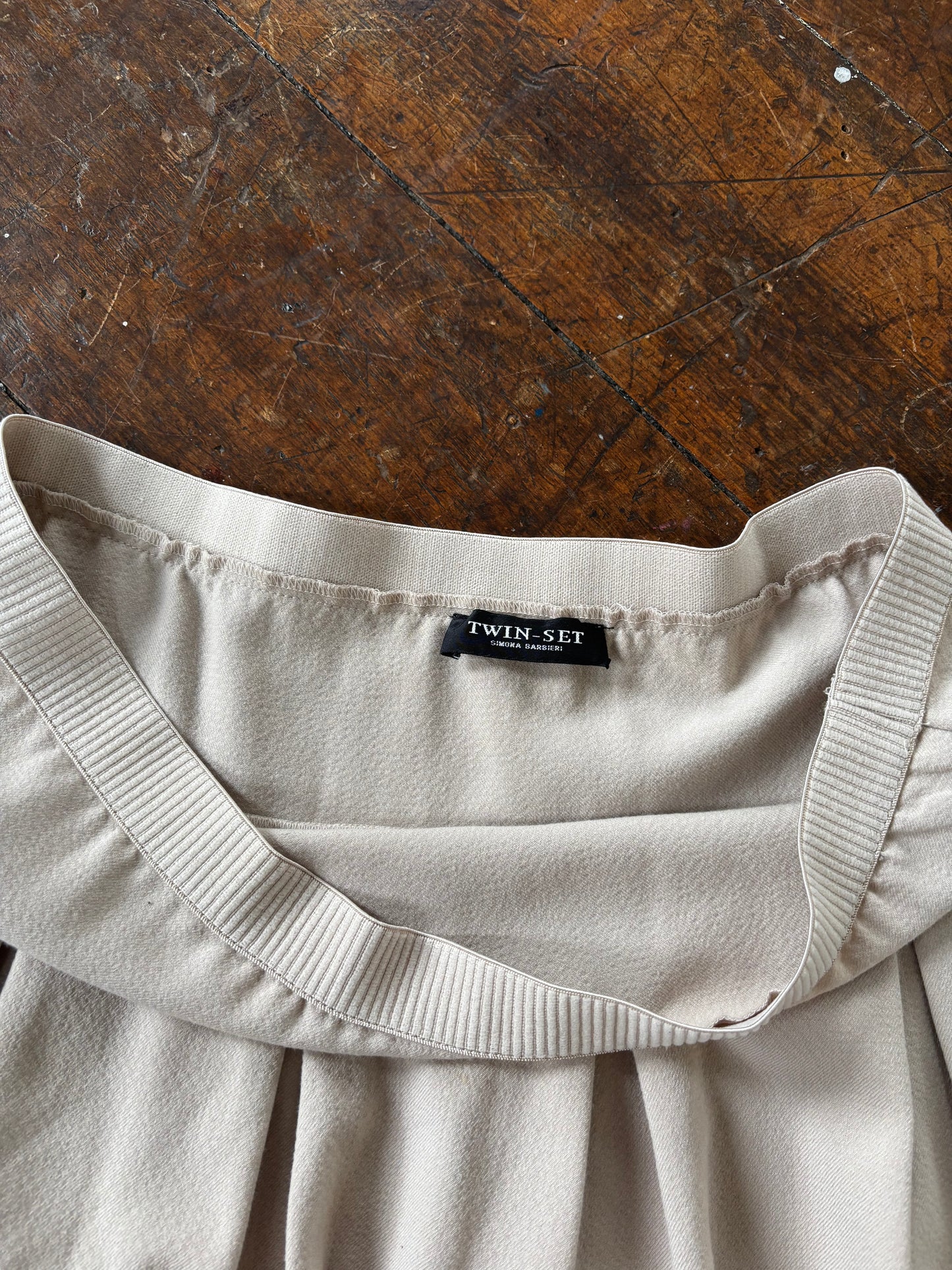Twin Set cream midi