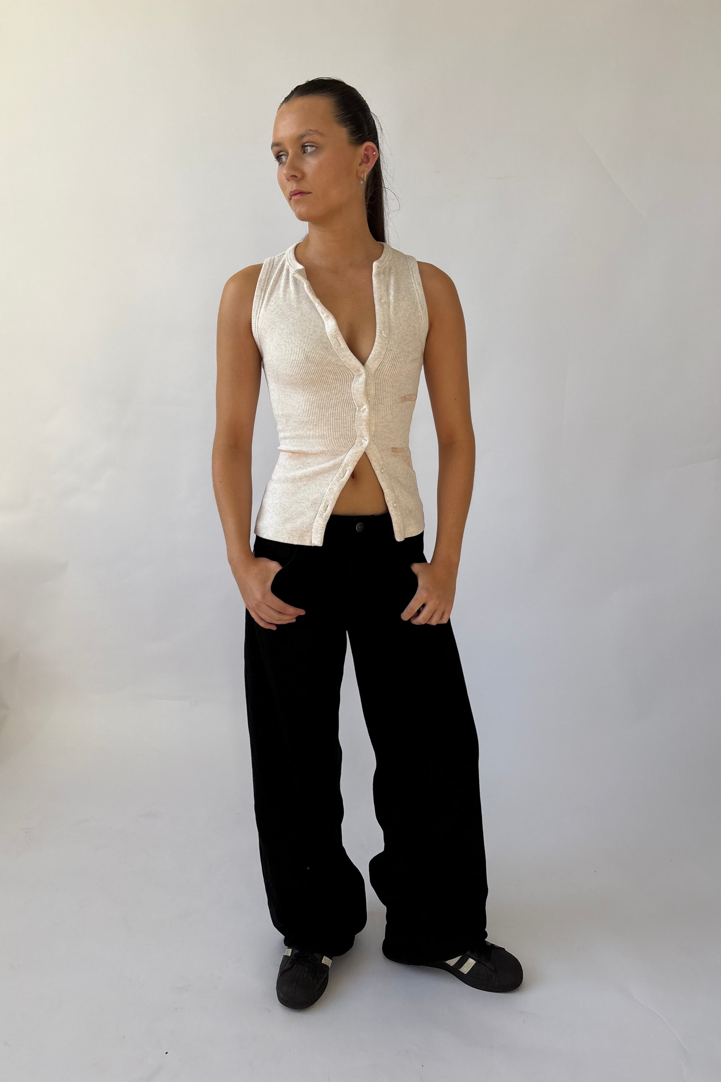 Black Wash Jeans- No Print