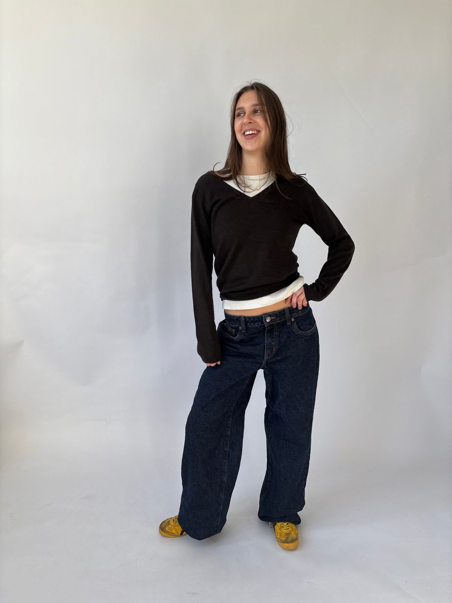 Dark Wash Jeans- No Print