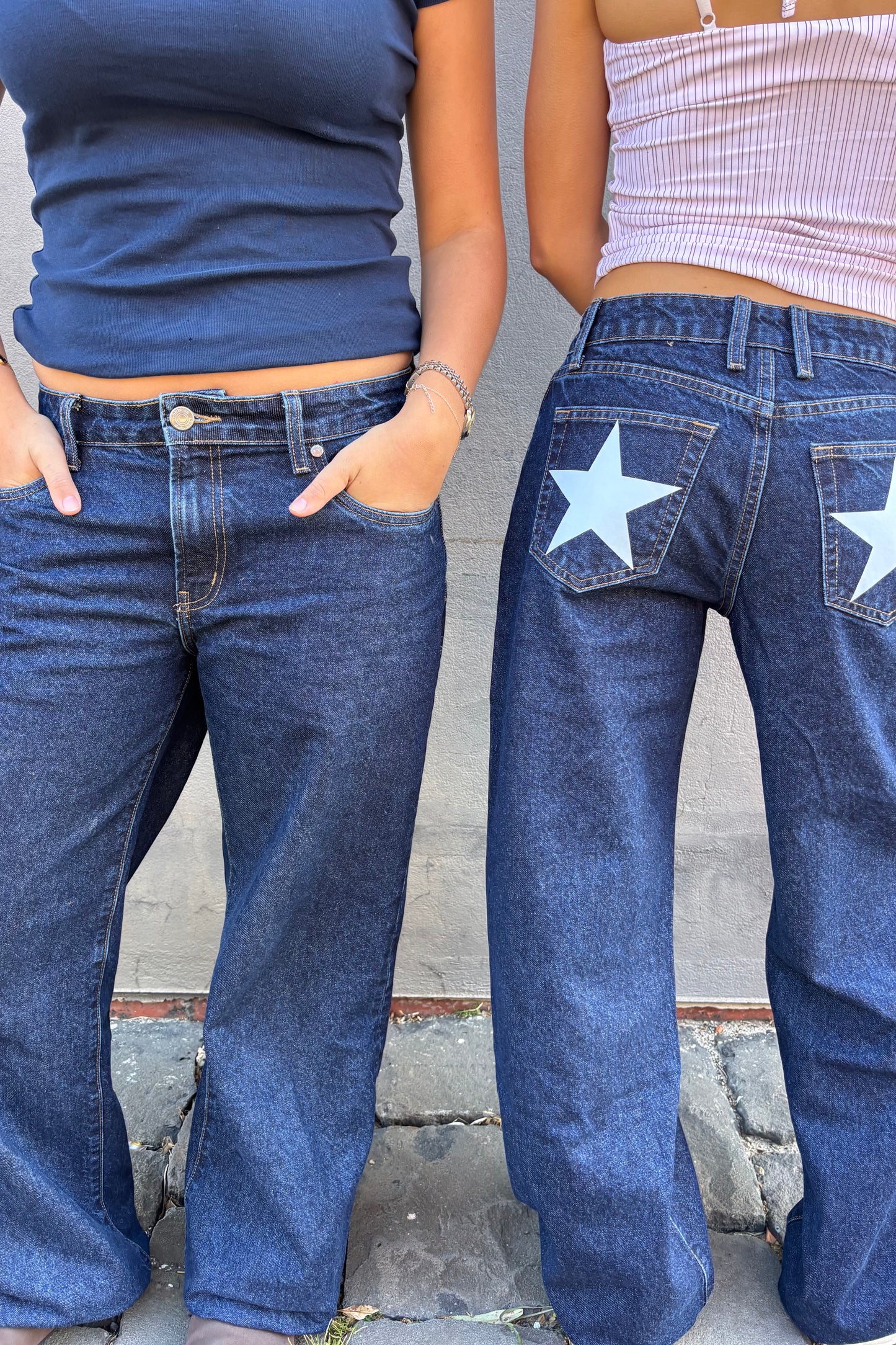 White star print- Double Pockets