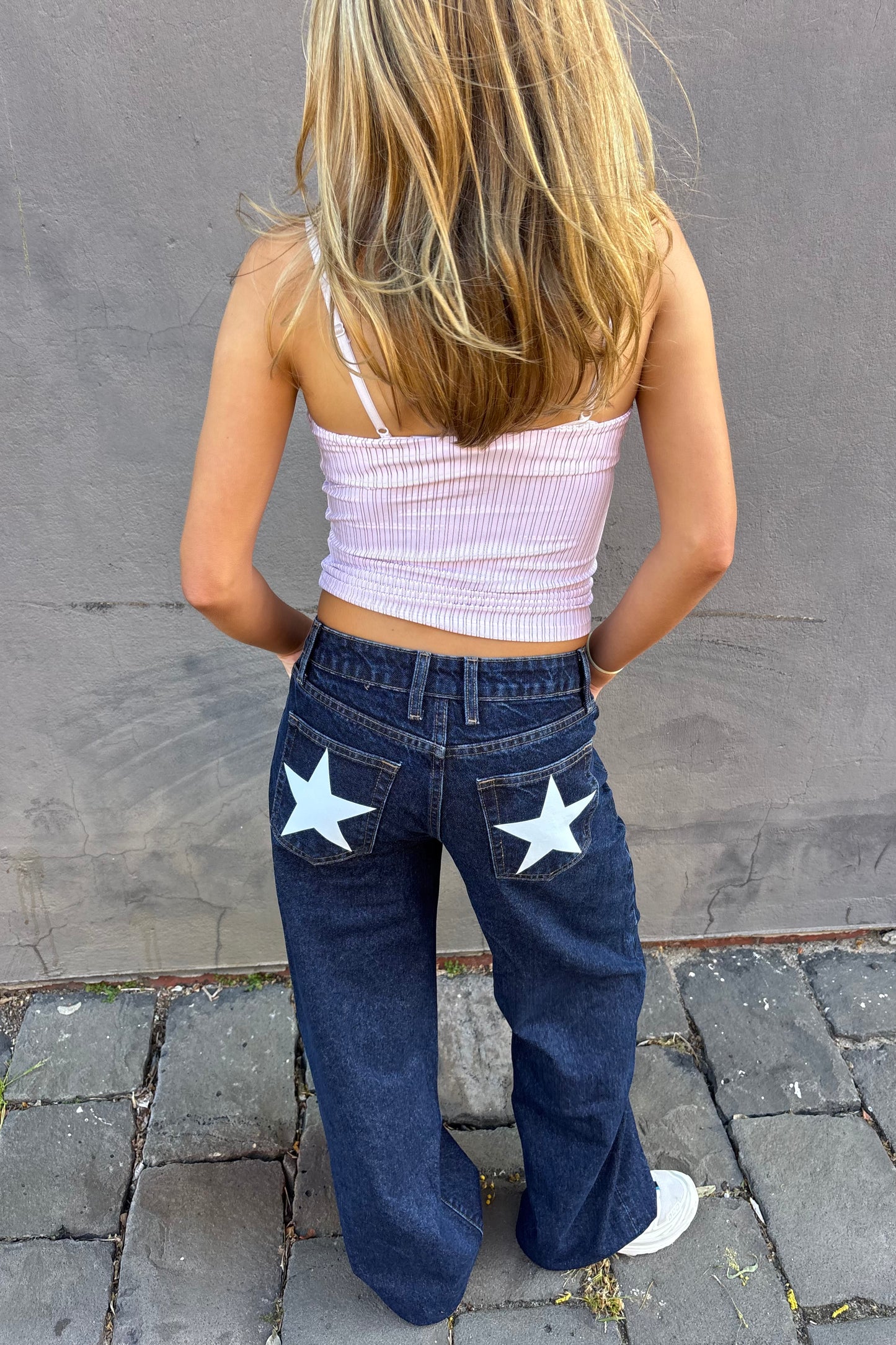White star print- Double Pockets