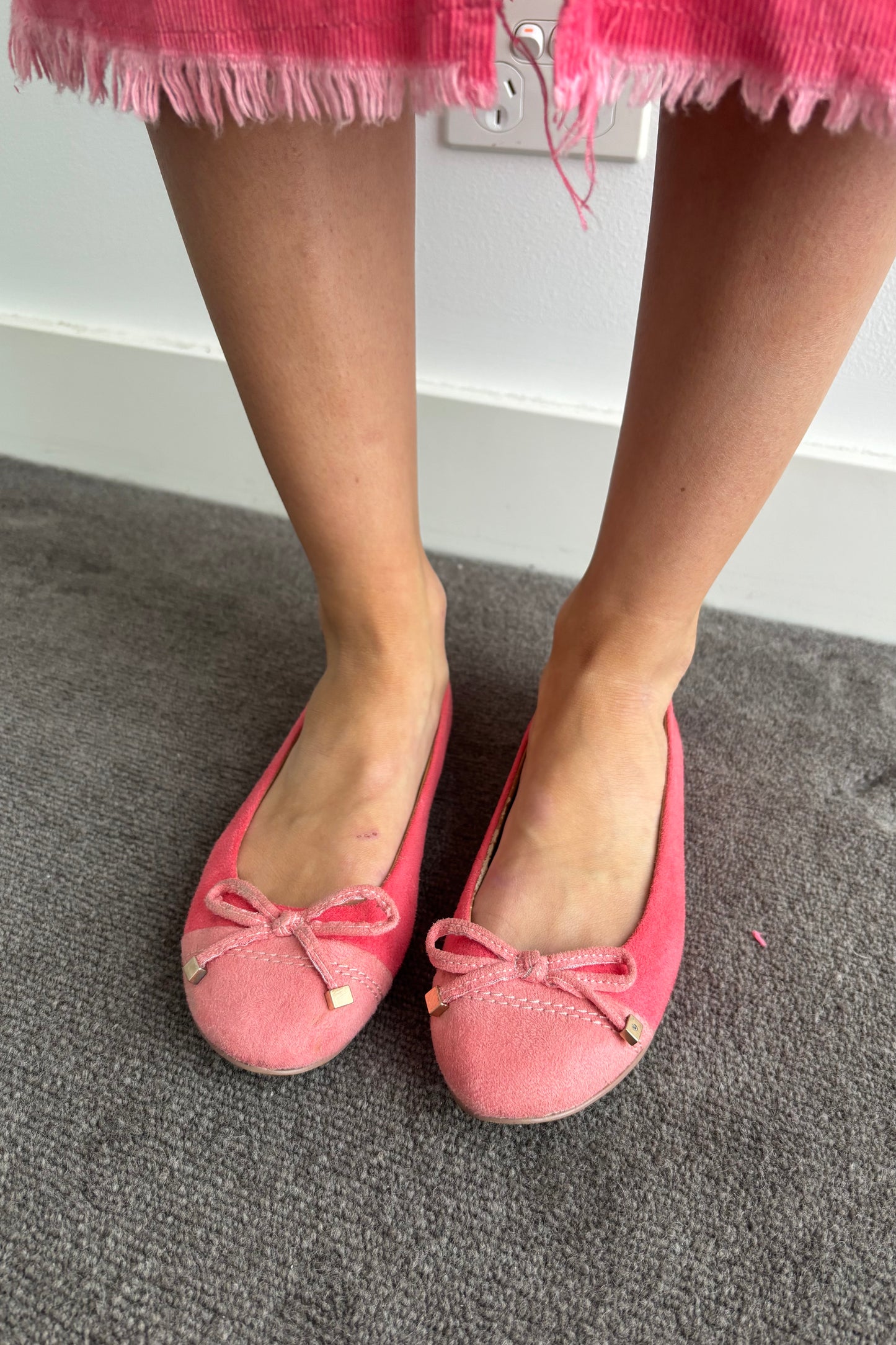 Vintage Pink Ballet Flats