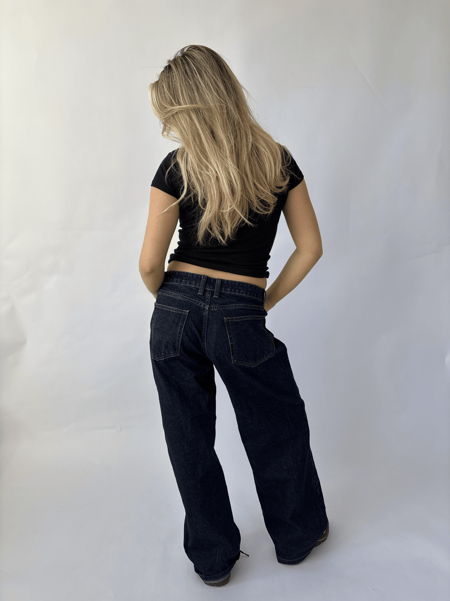 Dark Wash Jeans- No Print