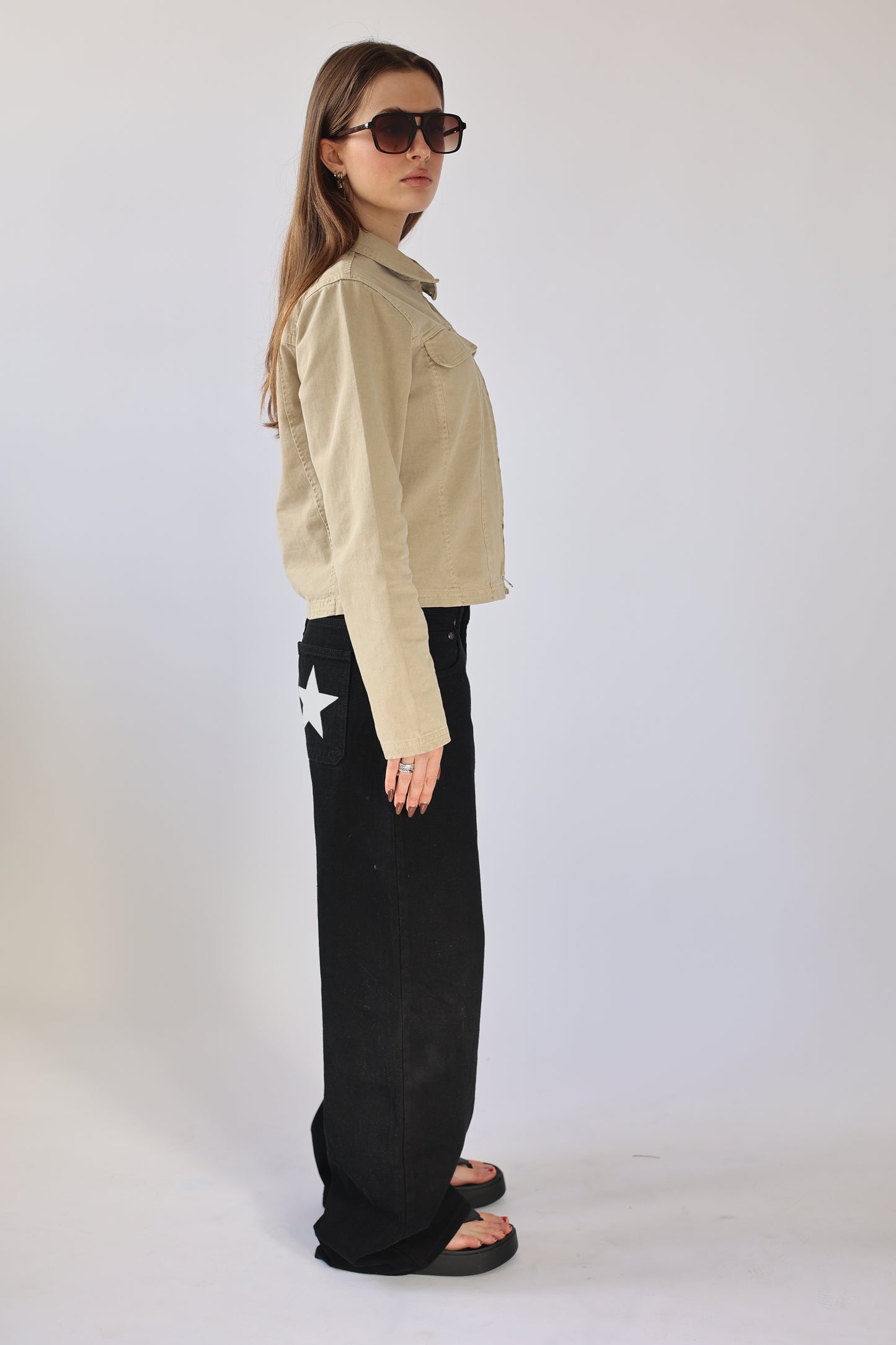 White star print- Double Pockets
