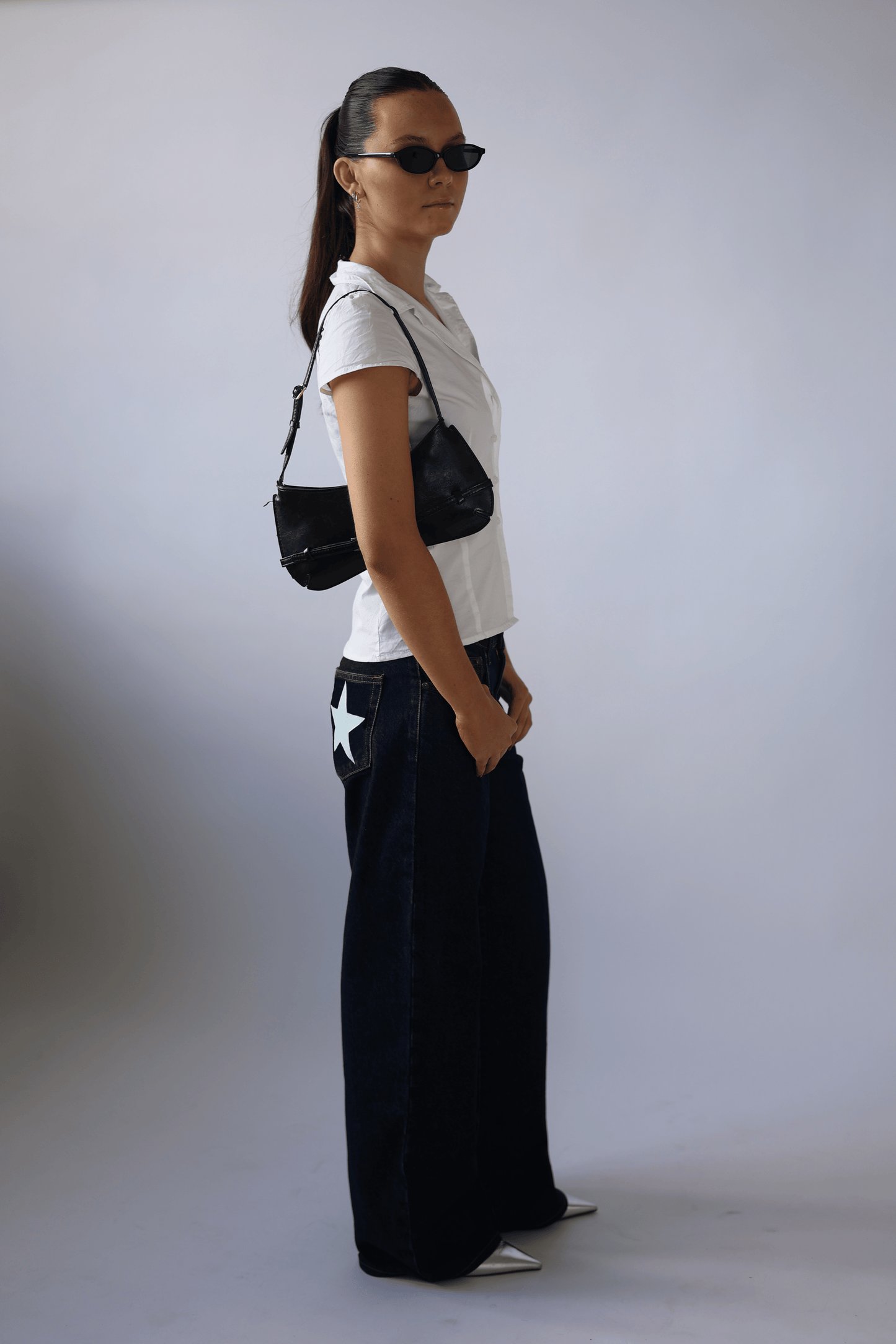 White star print- Double Pockets