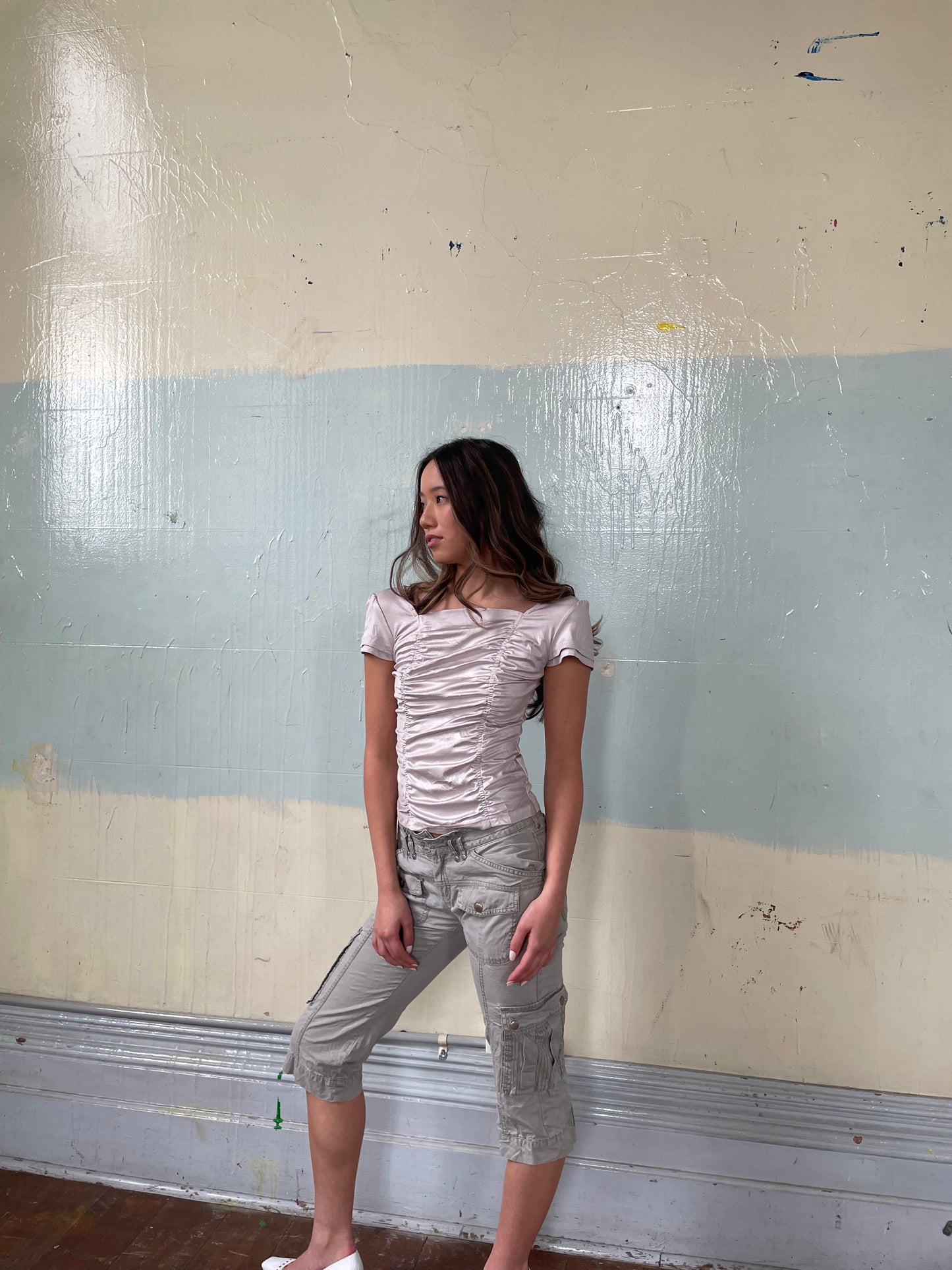 Innocent rain ruched Tee
