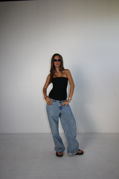 SONDERS cloud font- Red// Baggy Jean