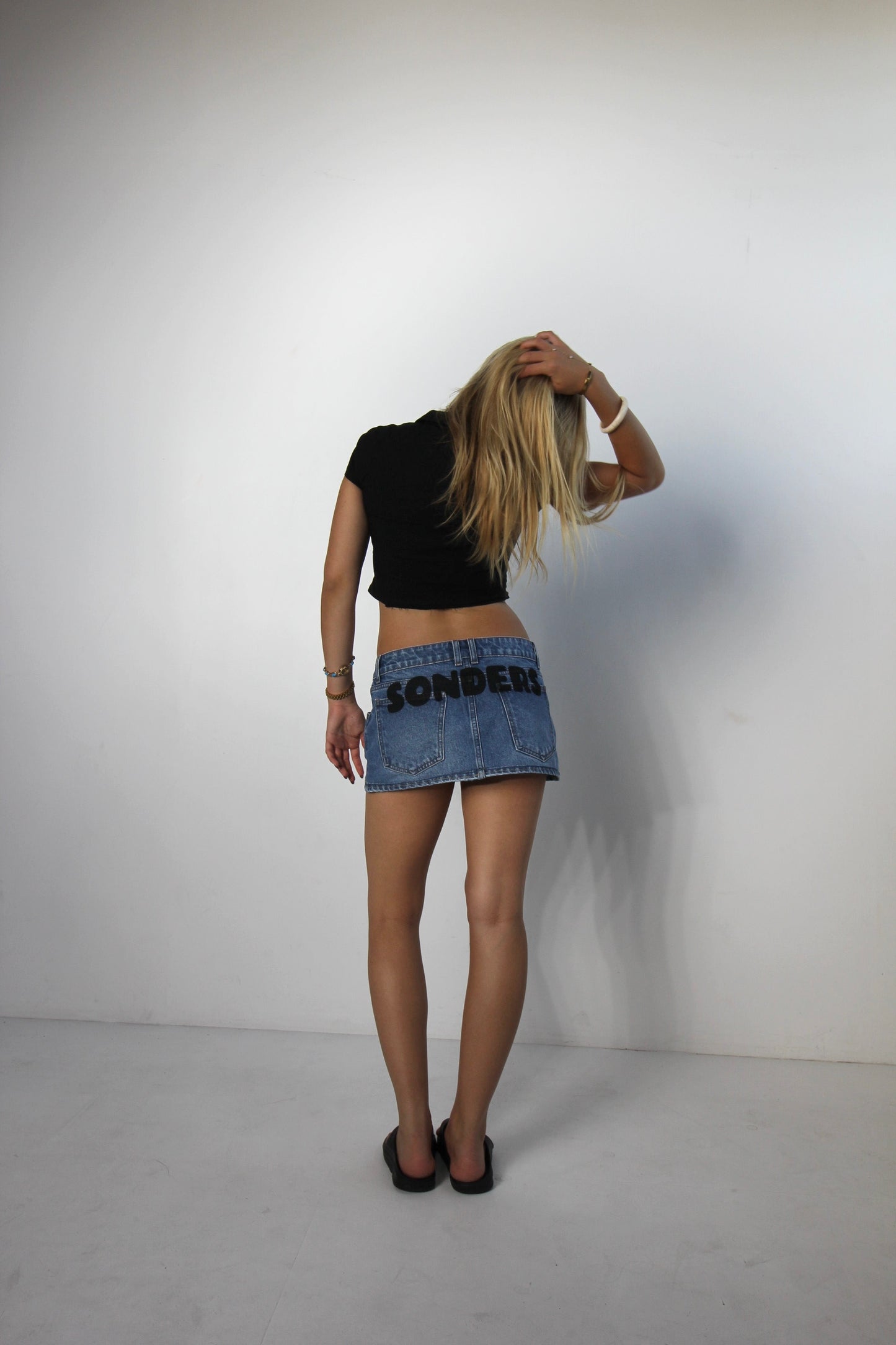 Black SONDERS cloud font skirt