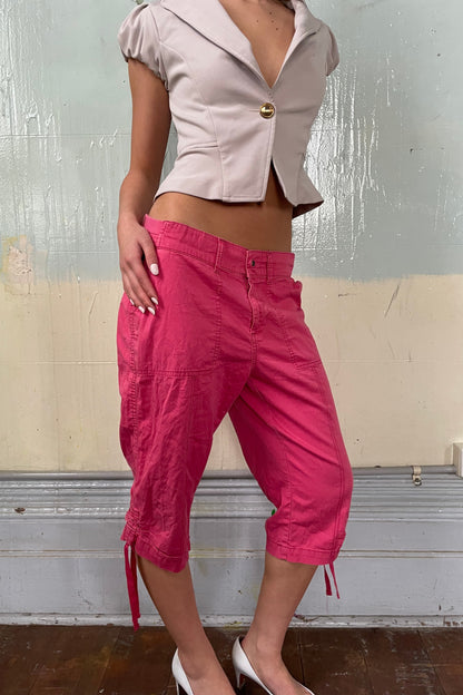 LEE Relaxed Fit Pink Capri