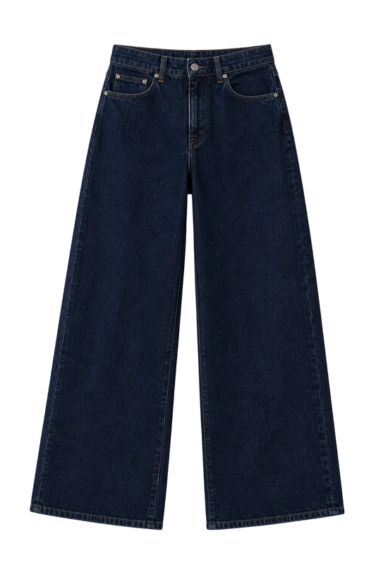 Dark Wash Jeans- No Print // Baggy Jean