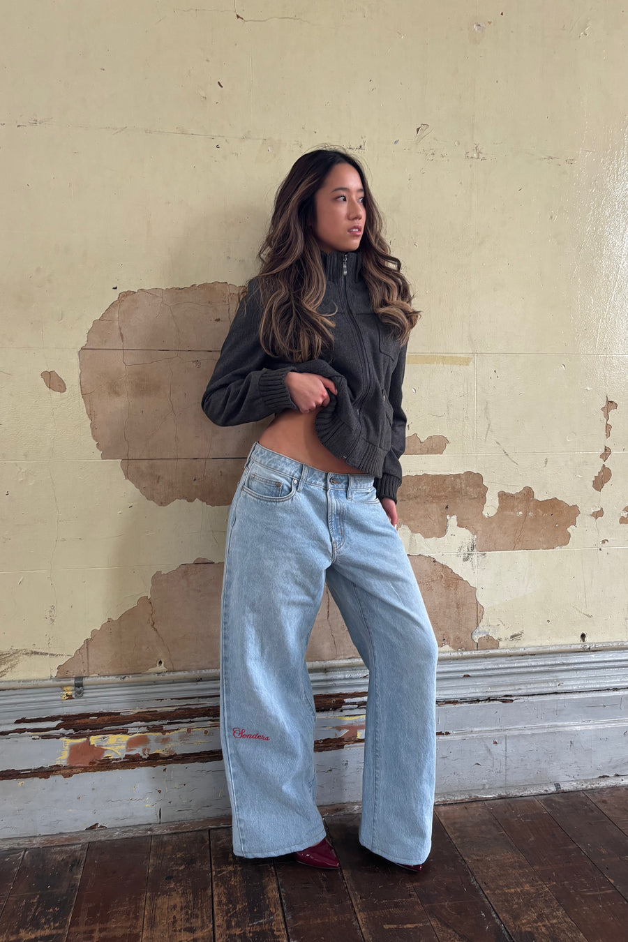 Script Print- Chilli // Baggy Jean