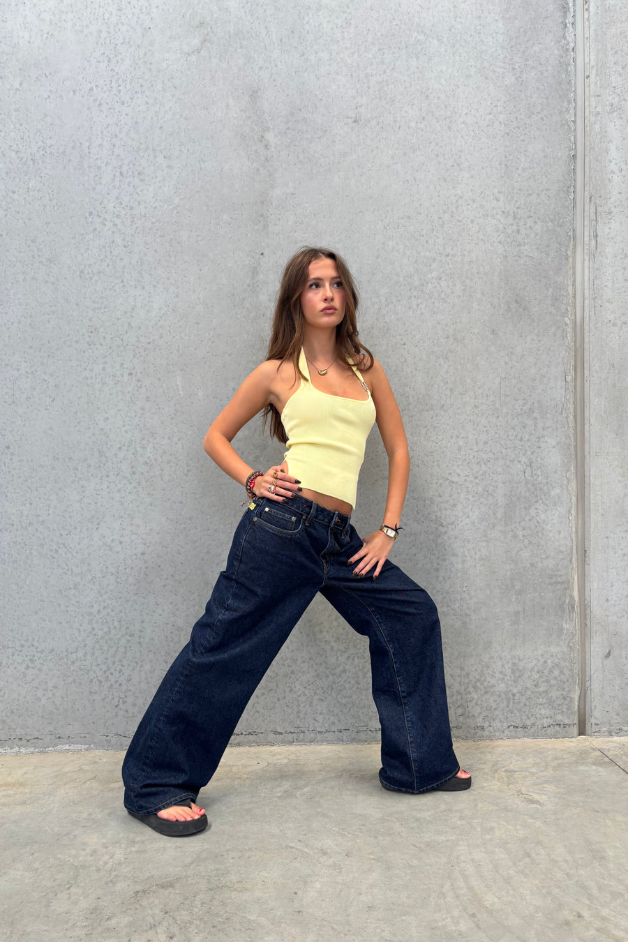 Dark Wash Jeans- No Print // Baggy Jean