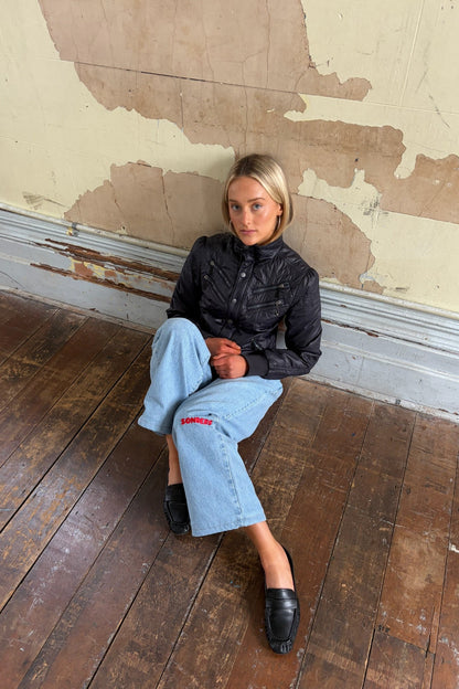 Knee Print- Chilli // Baggy Jean