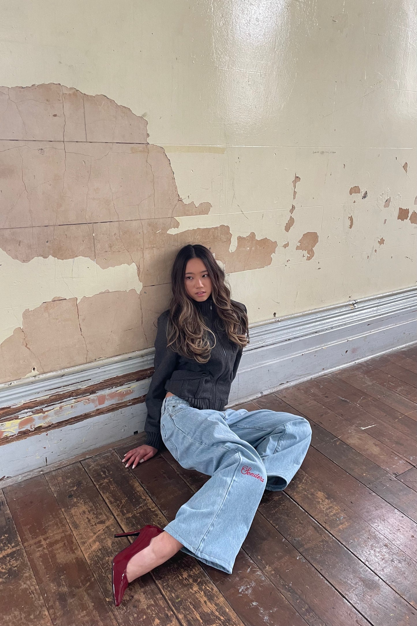 Script Print- Chilli // Baggy Jean
