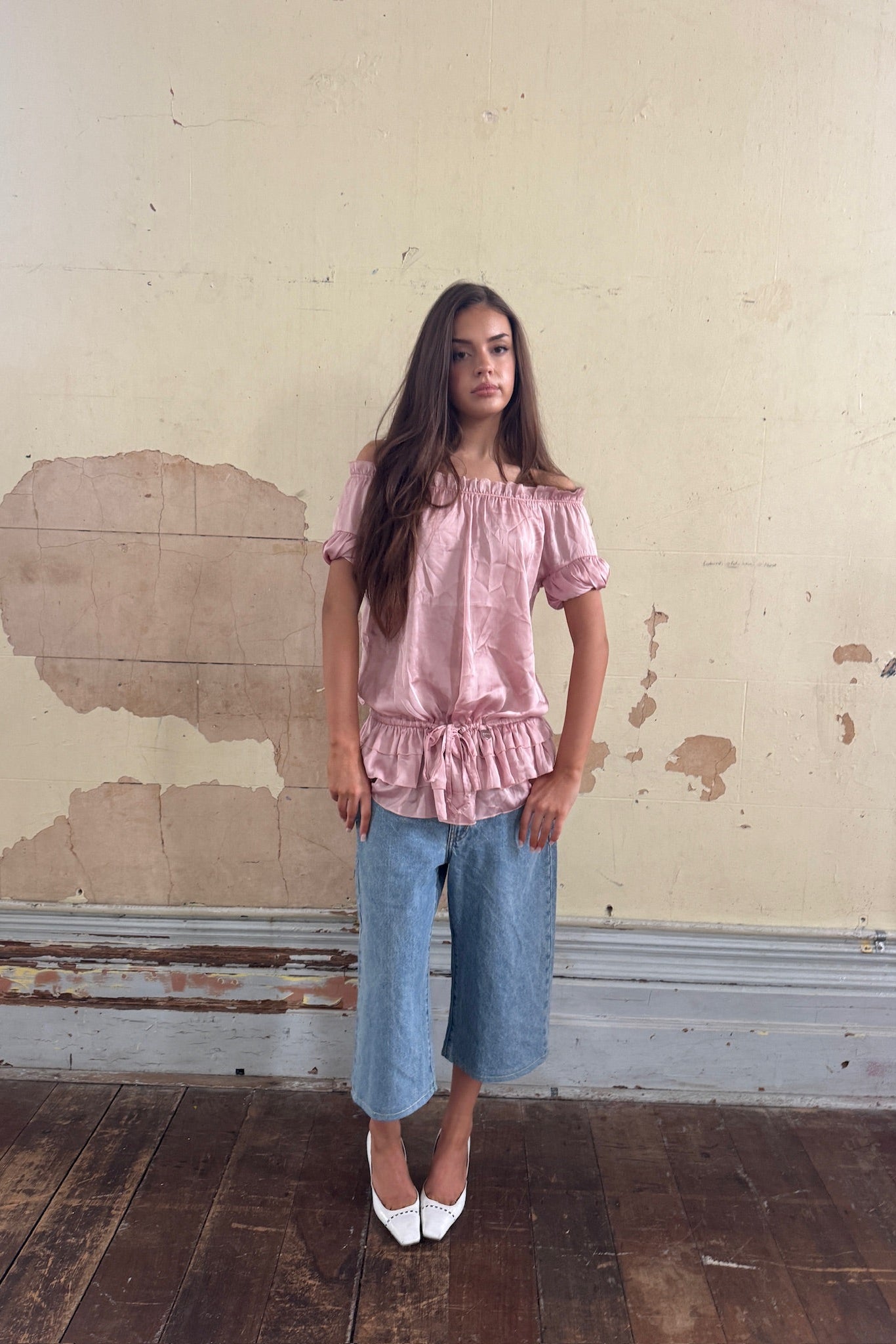 Denim Capri // Light Wash