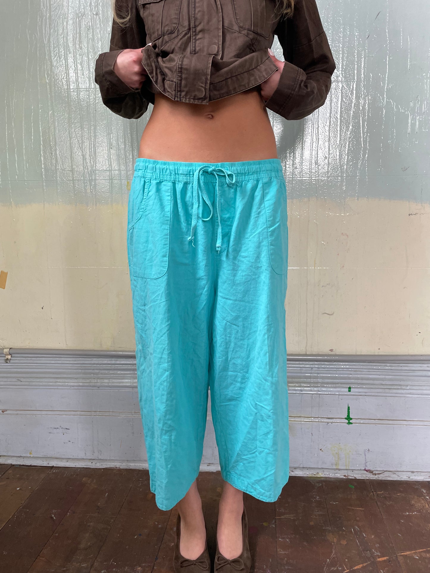 Kim Rogers Baggy Aqua Carpi