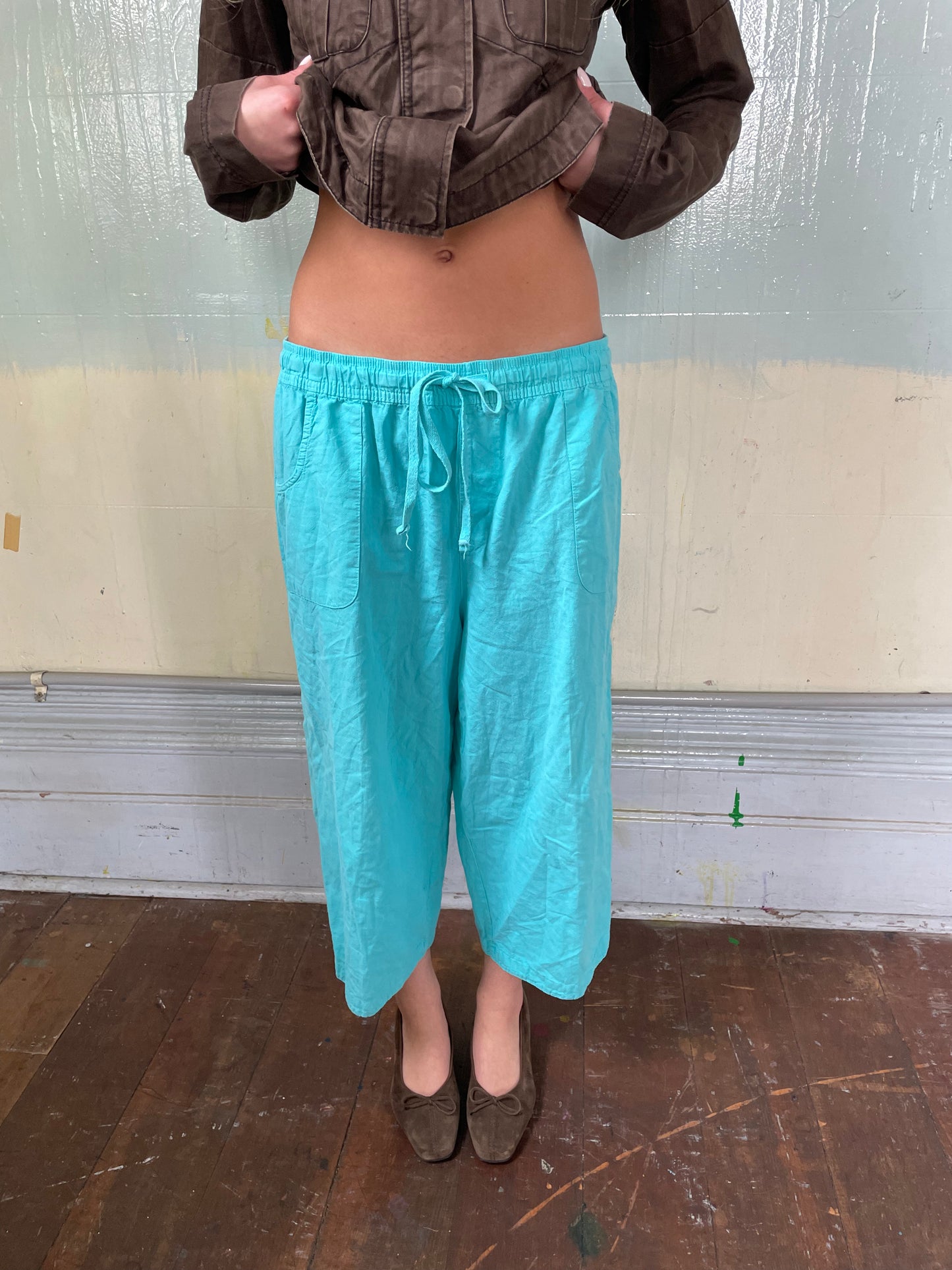 Kim Rogers Baggy Aqua Carpi