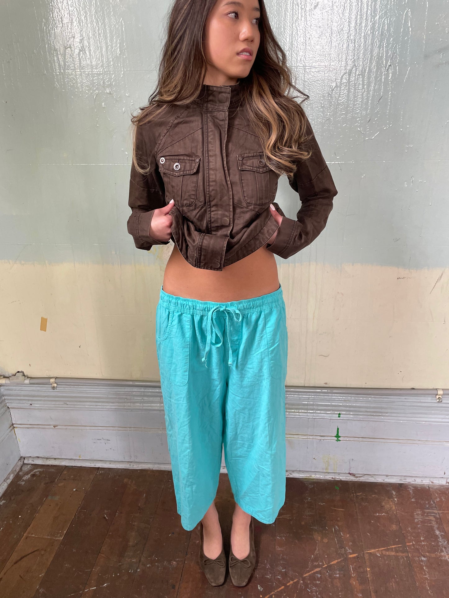 Kim Rogers Baggy Aqua Carpi