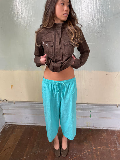 Kim Rogers Baggy Aqua Carpi