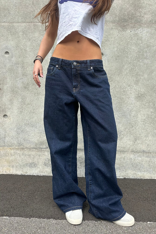 Dark Wash Jeans- No Print