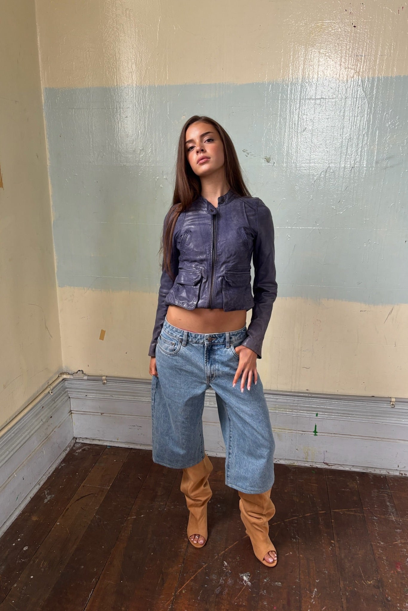 Denim Capri // Light Wash