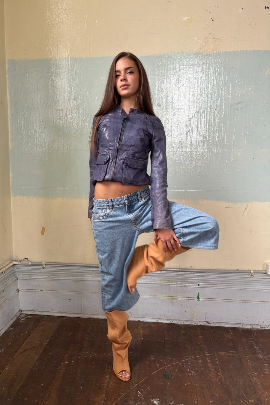 Denim Capri // Light Wash