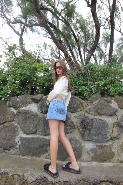 Dark Navy SONDERS circle Skirt