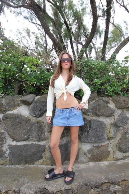 Dark Navy SONDERS circle Skirt