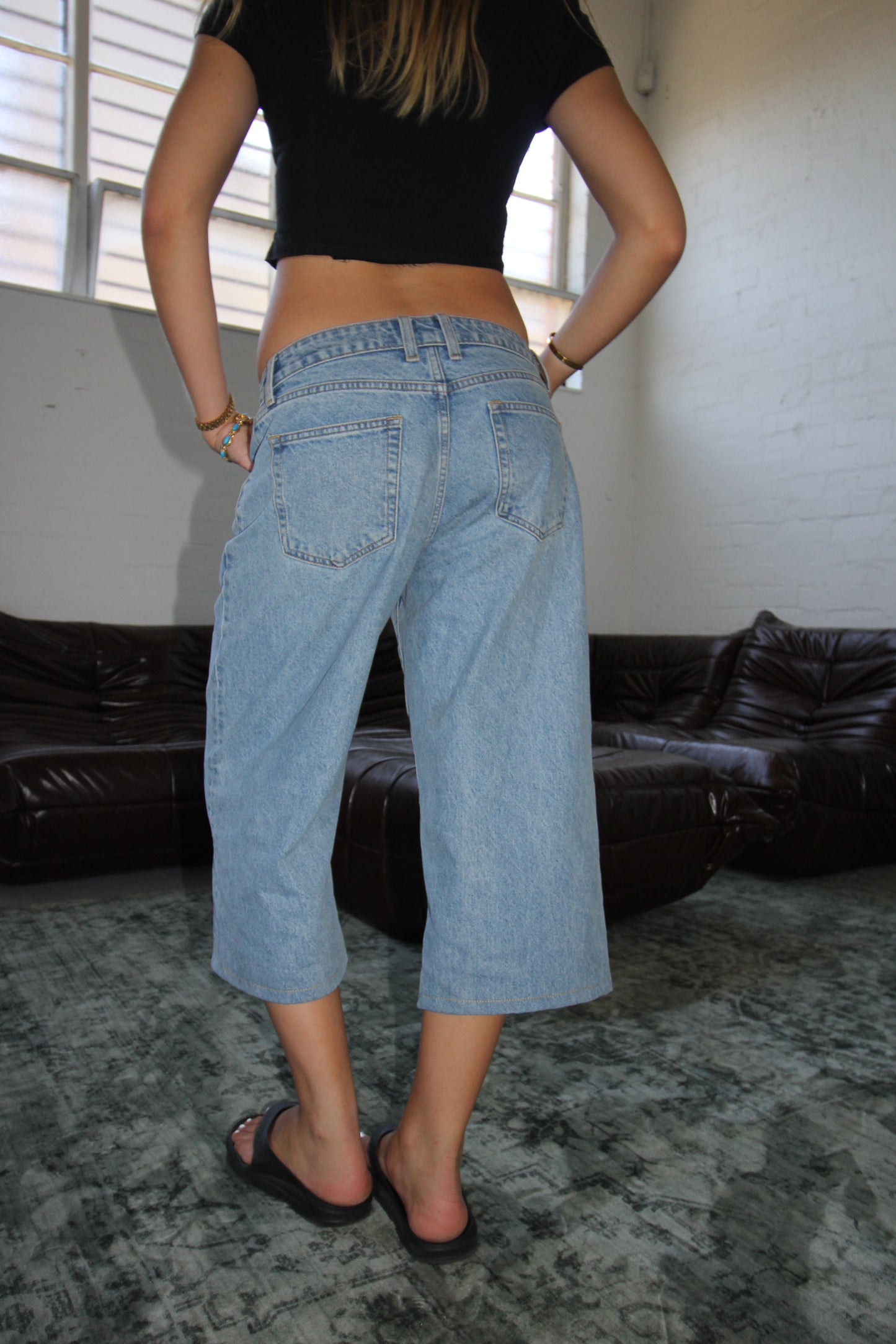 Denim Capri // Light Wash
