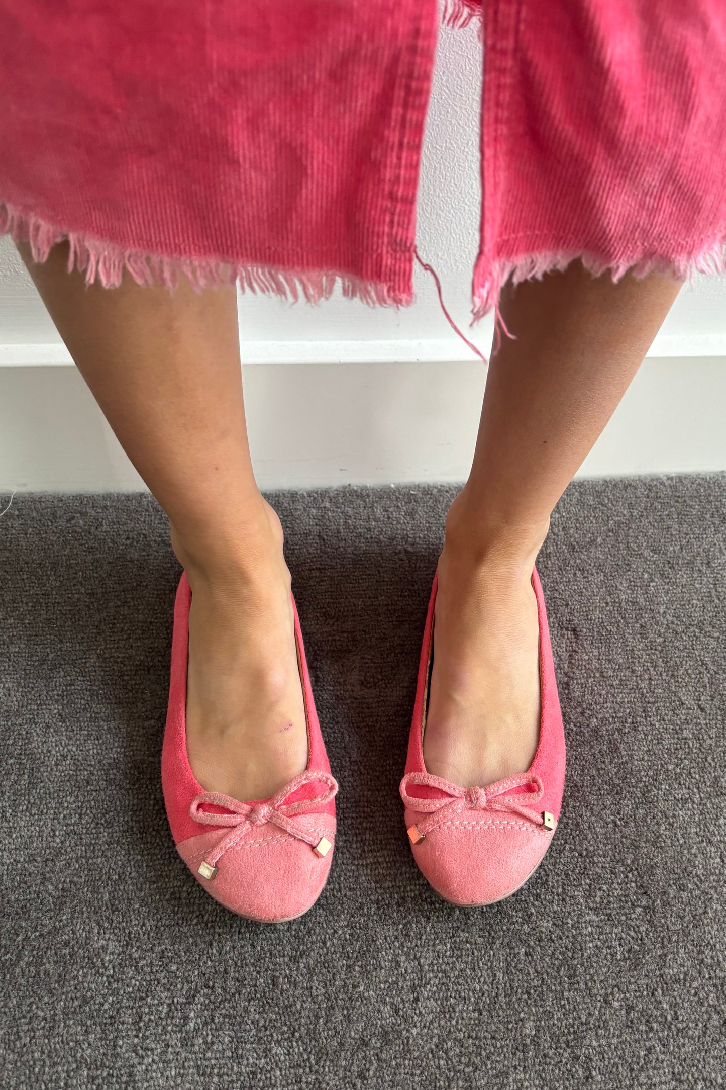 Vintage Pink Ballet Flats