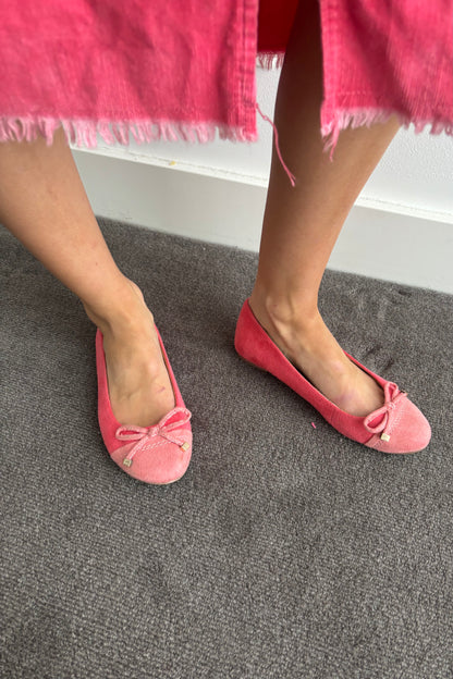 Vintage Pink Ballet Flats