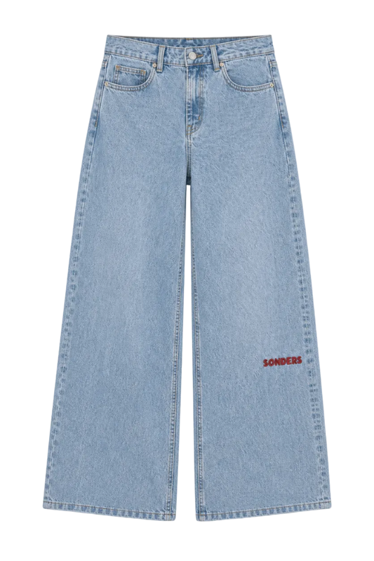 Knee Print- Chilli // Baggy Jean