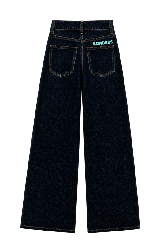 Turquoise Thread // Baggy Jean