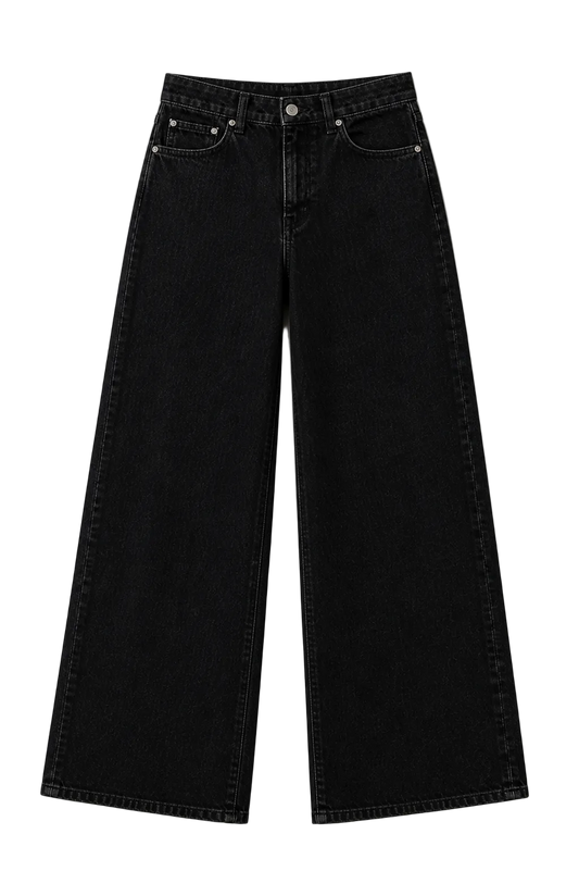 Black Wash Jeans- No Print // Baggy Jean