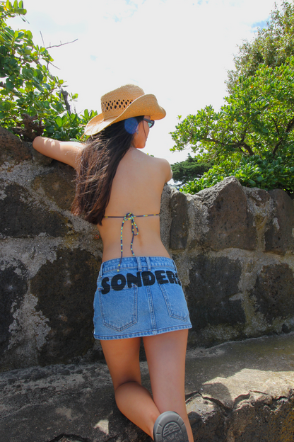 Black SONDERS cloud font skirt