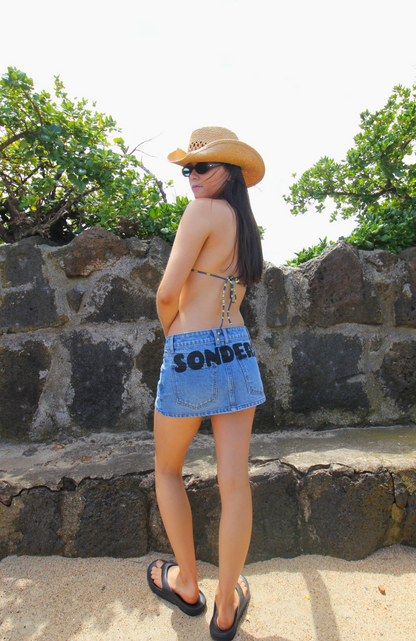 Black SONDERS cloud font skirt