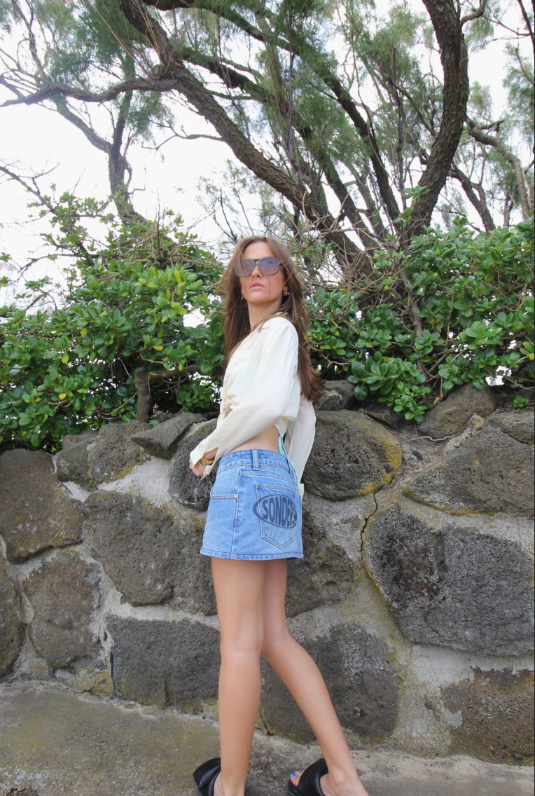 Dark Navy SONDERS circle Skirt