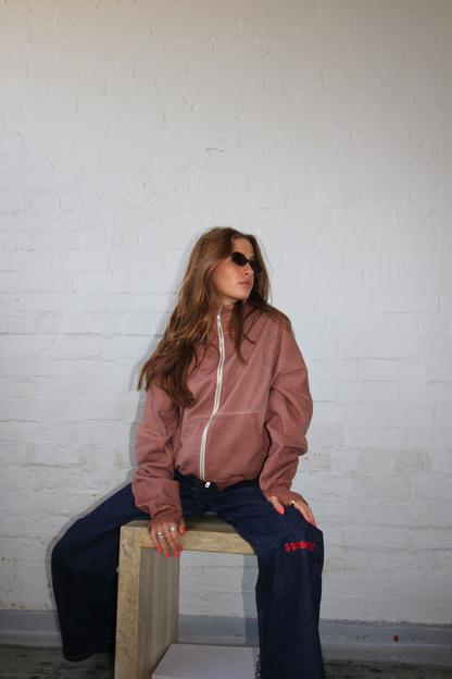 Knee Print- Chilli // Baggy Jean