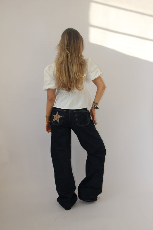 Leopard star print- Left pocket