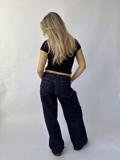 Dark Wash Jeans- No Print