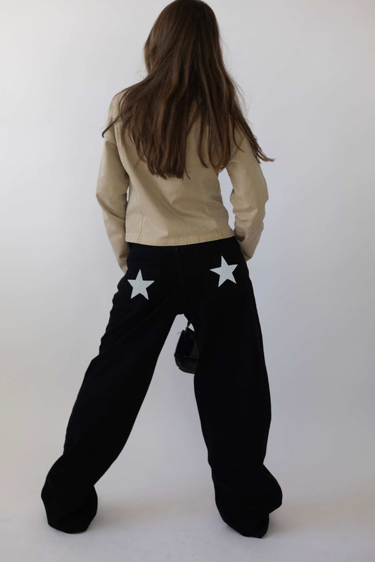 White star print- Double Pockets