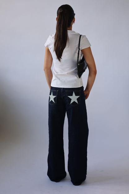 White star print- Double Pockets